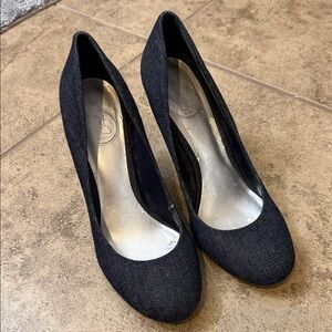 Jessica Simpson Dark Denim Heels